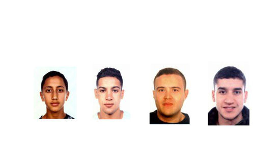Four suspects of the terrorist attacks in Barcelona are at large (Image by police)