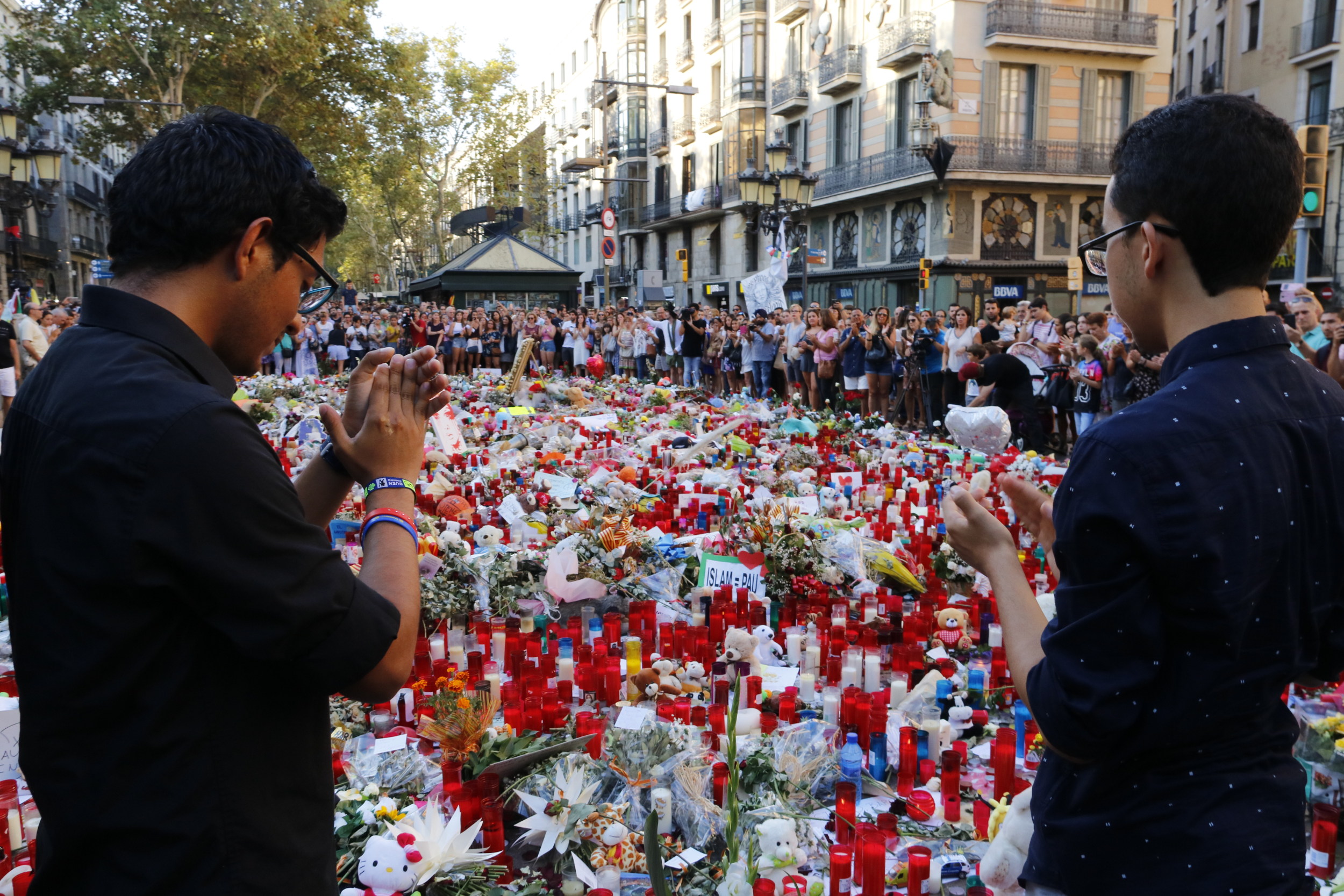 Memorial in La Rambla (by ACN)