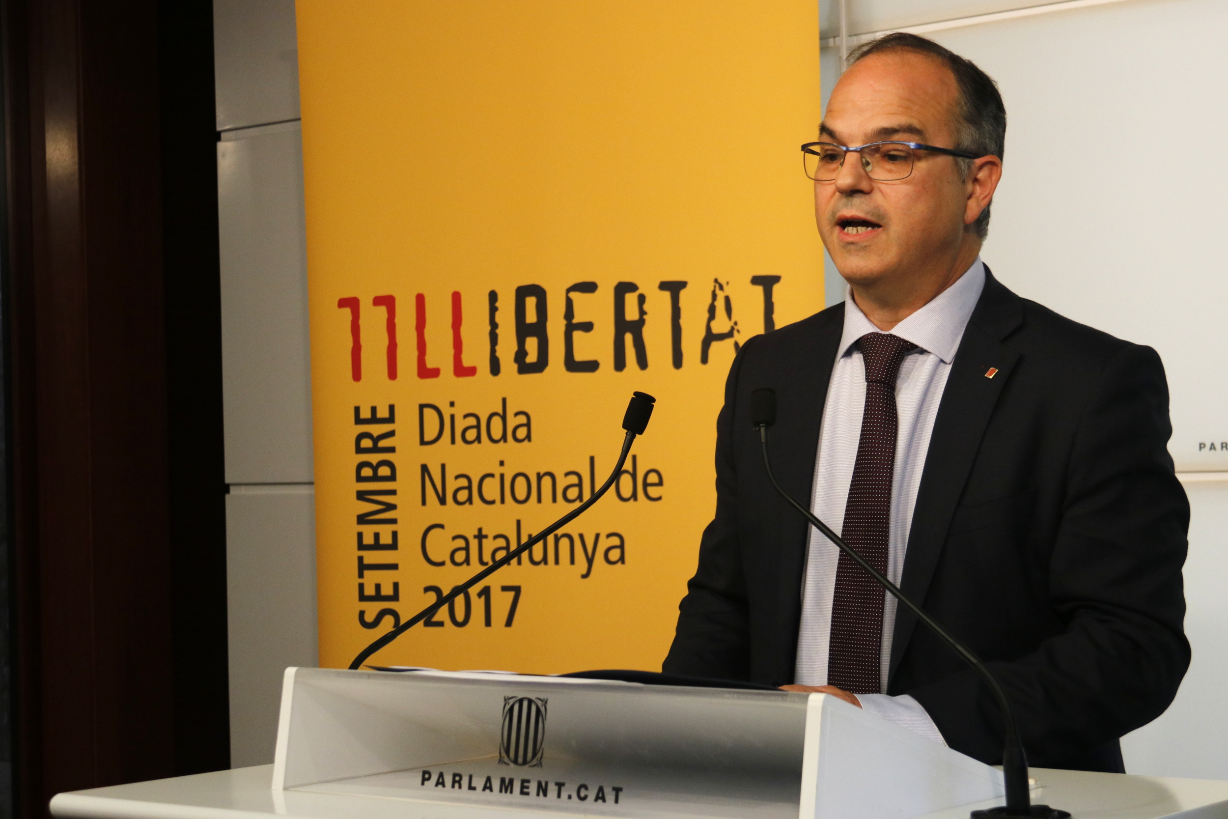 Catalan government spokesperson Jordi Turull (by ACN)