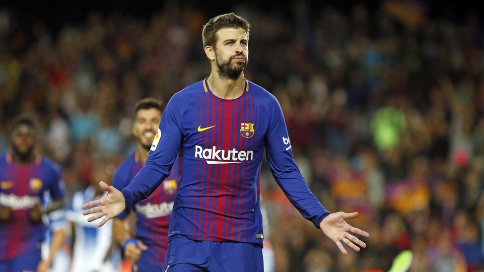 Gerard Piqué is one game away from making his 250th La Liga appearance with Barça (by Miquel Ruiz - FCB)