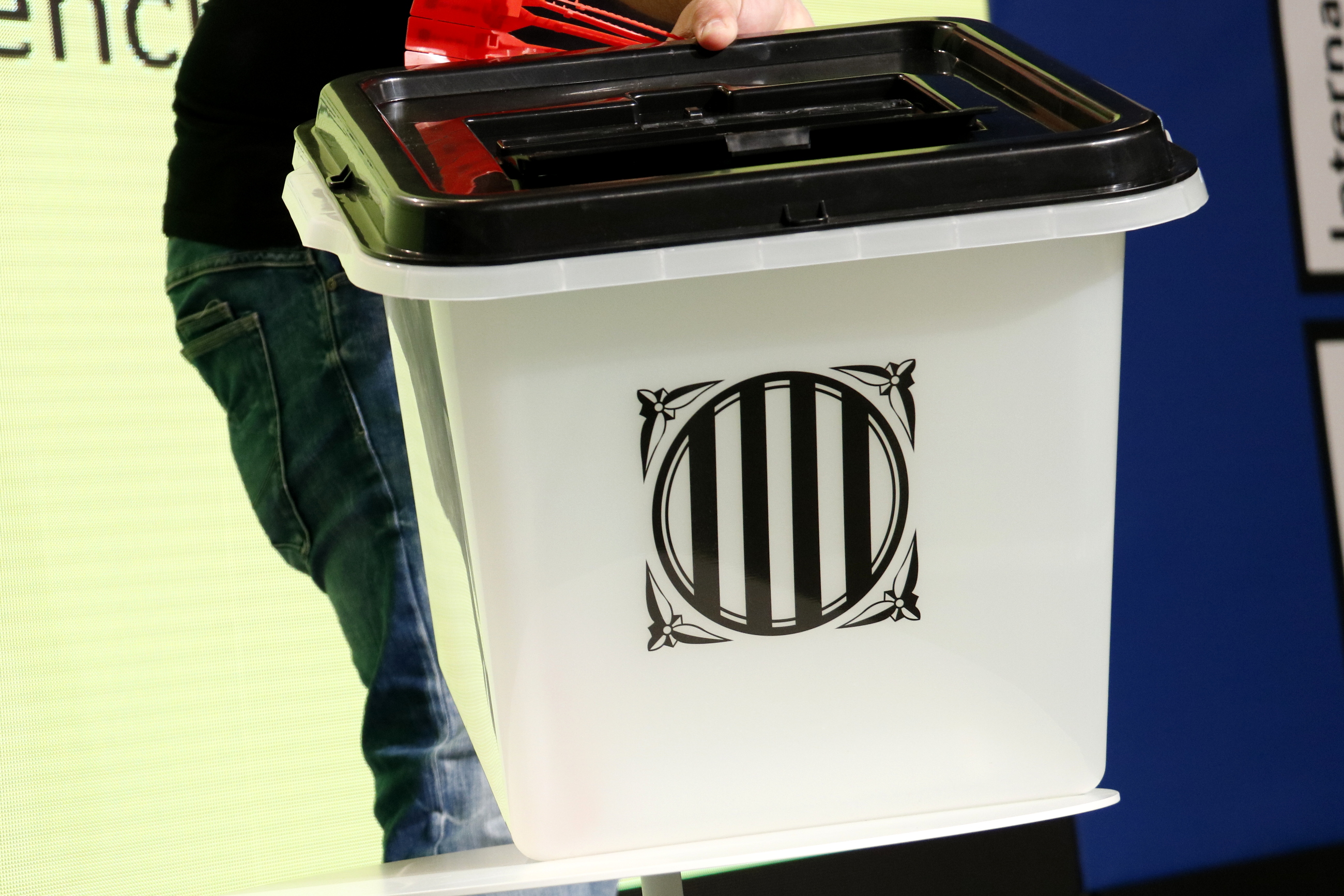 The ballot box of the Catalan independence referendum (by ACN)