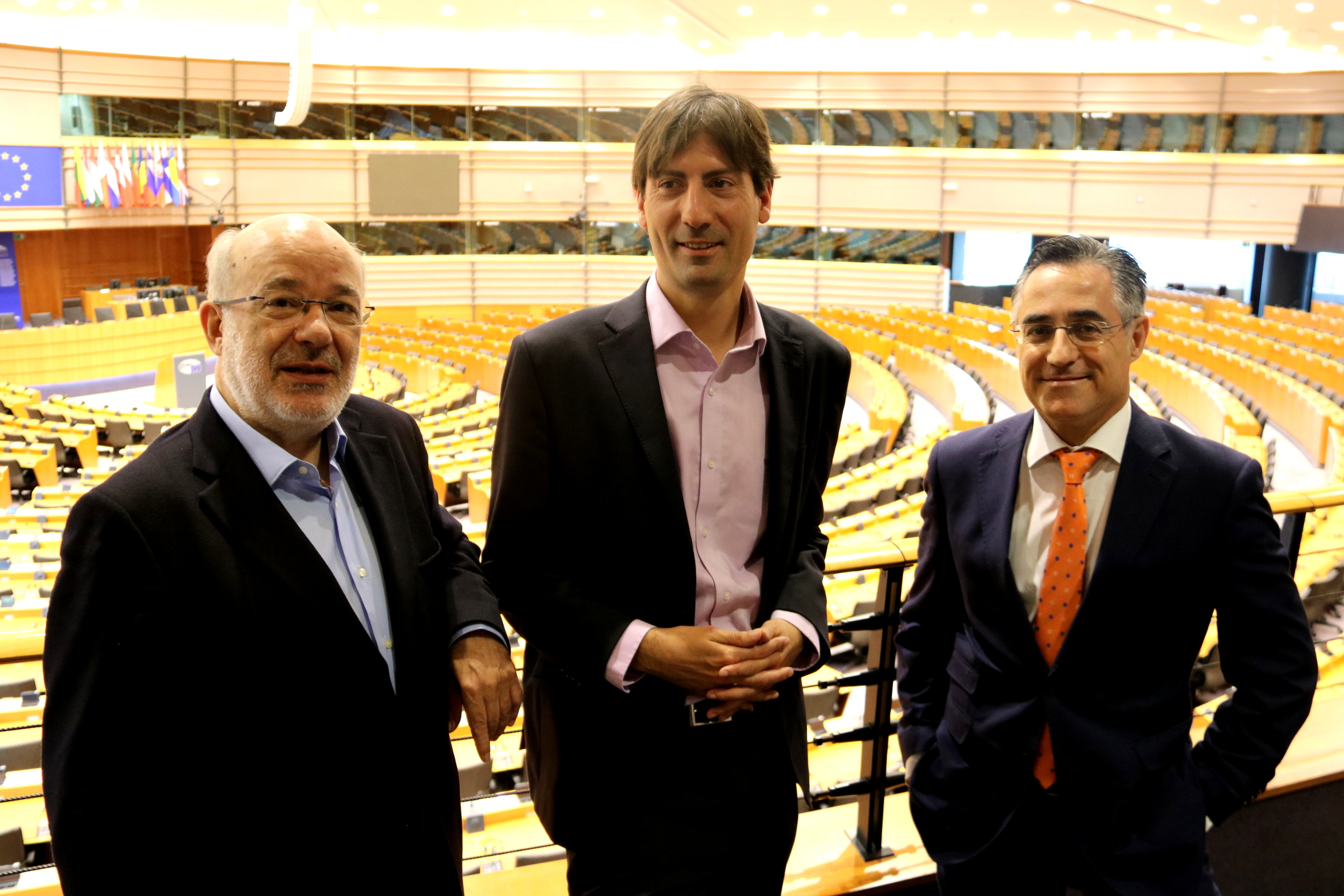 Catalan MEPs Terricabras, Solé and Tremosa