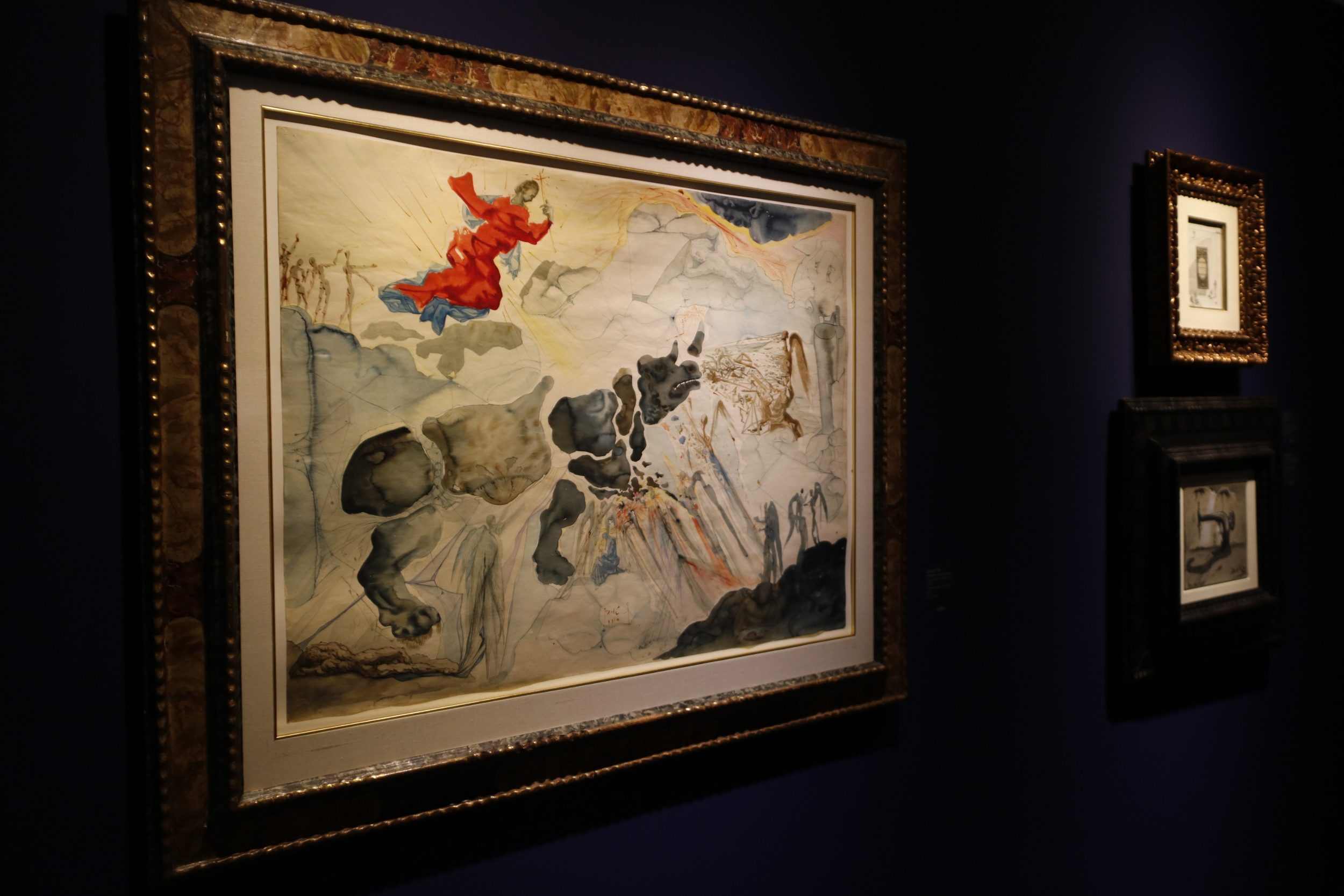 A painting by Salvador Dalí at the Mayoral art gallery (by ACN)