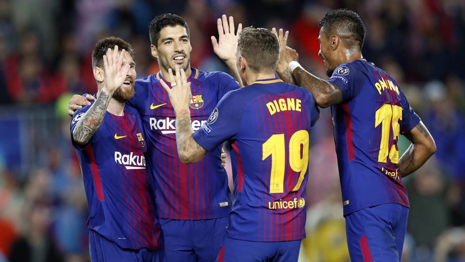 Messi and Digne score the second and third to secure victory (by Miguel Ruiz)