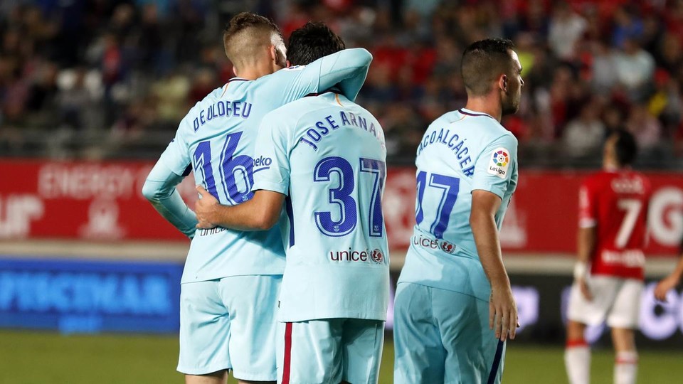 Barça opened the 2017-2018 Copa del Rey in impressive fashion Tuesday night with a 3-0 win at Murcia (by Miguel Ruiz)