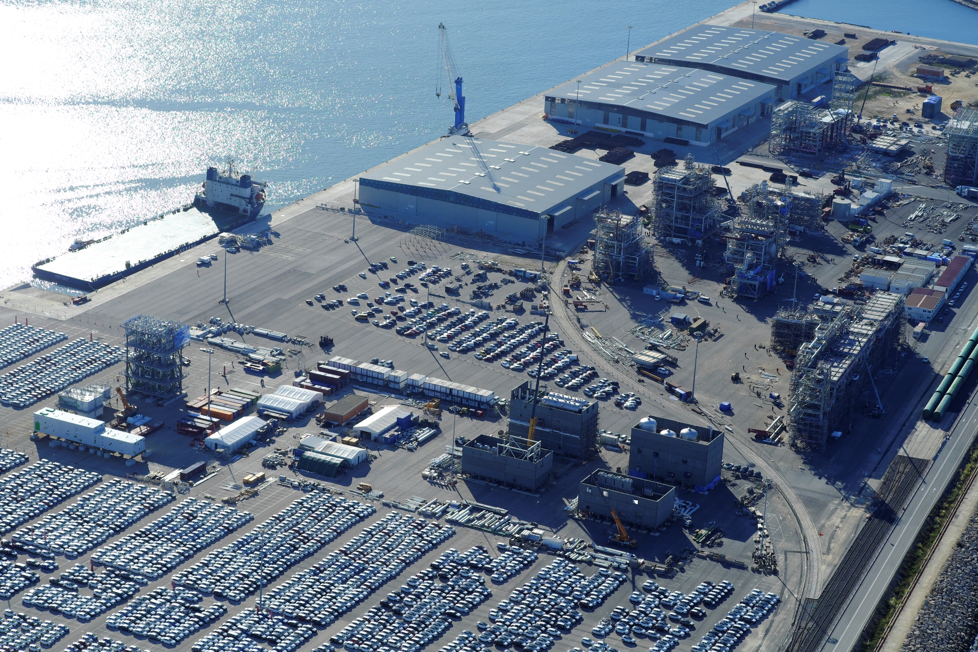 Panoramic of the Port of Tarragona (by ACN)