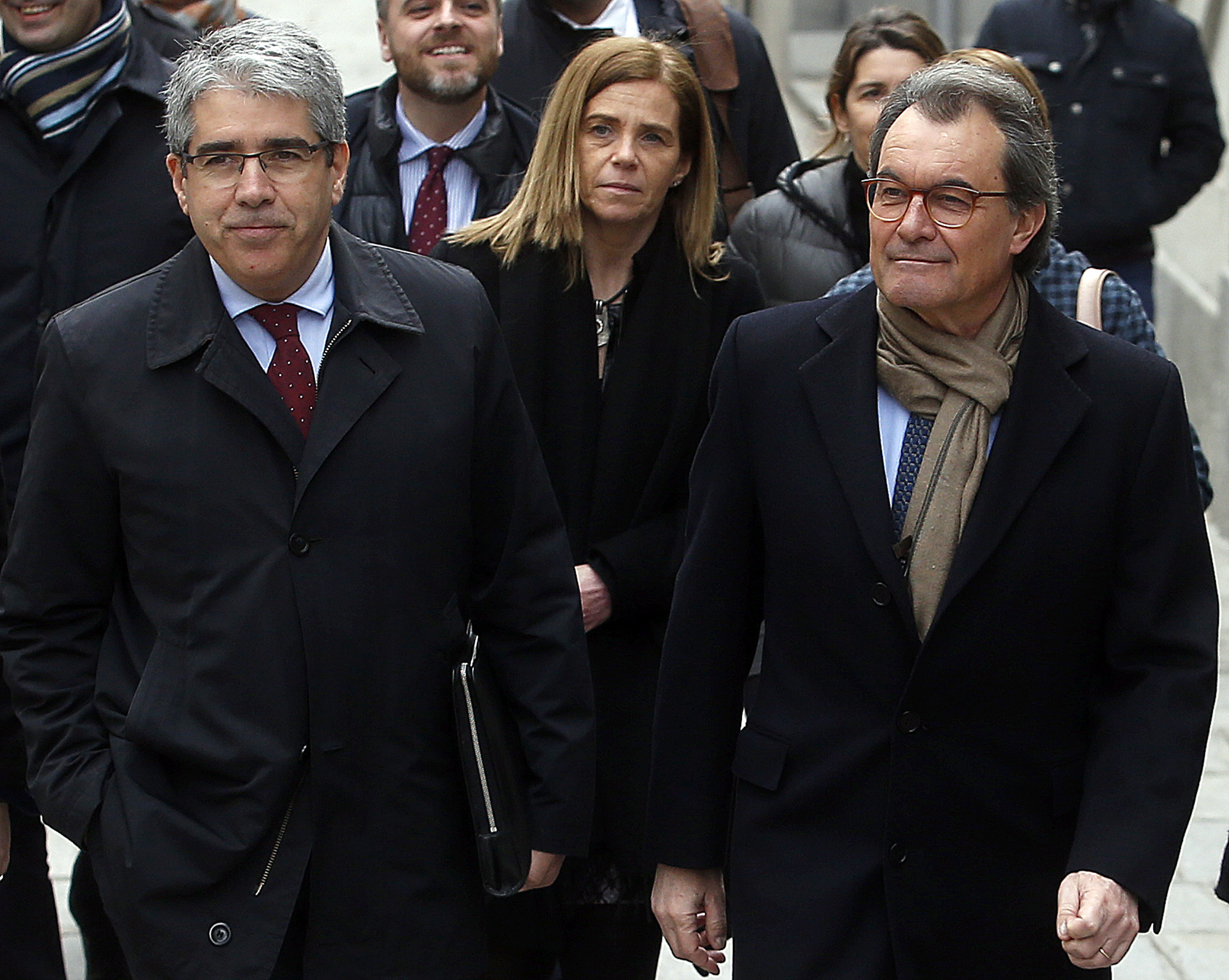 Former president Artur Mas (right) and former minister Francesc Homs (by Javier Barbancho)