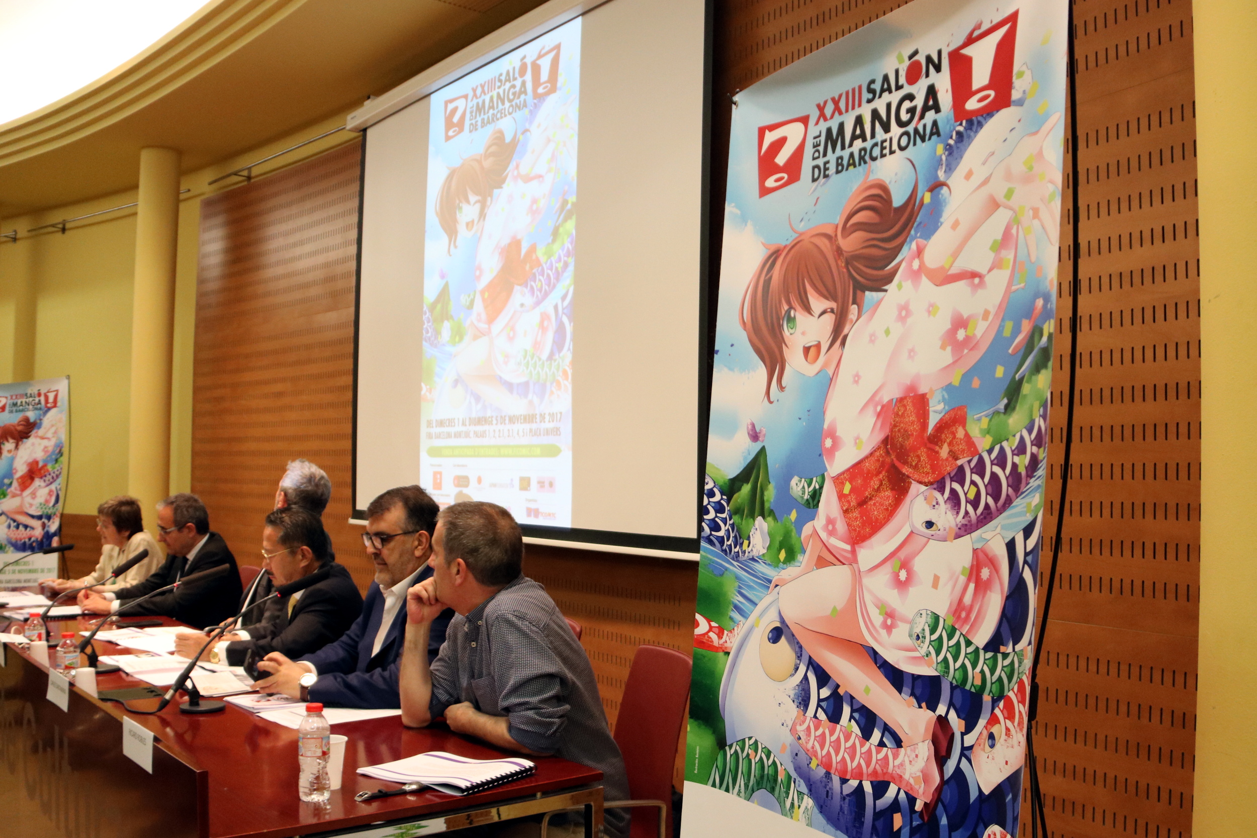 The press conference for the 23rd edition of the Manga fair in Barcelona, in June 2017 (by ACN)