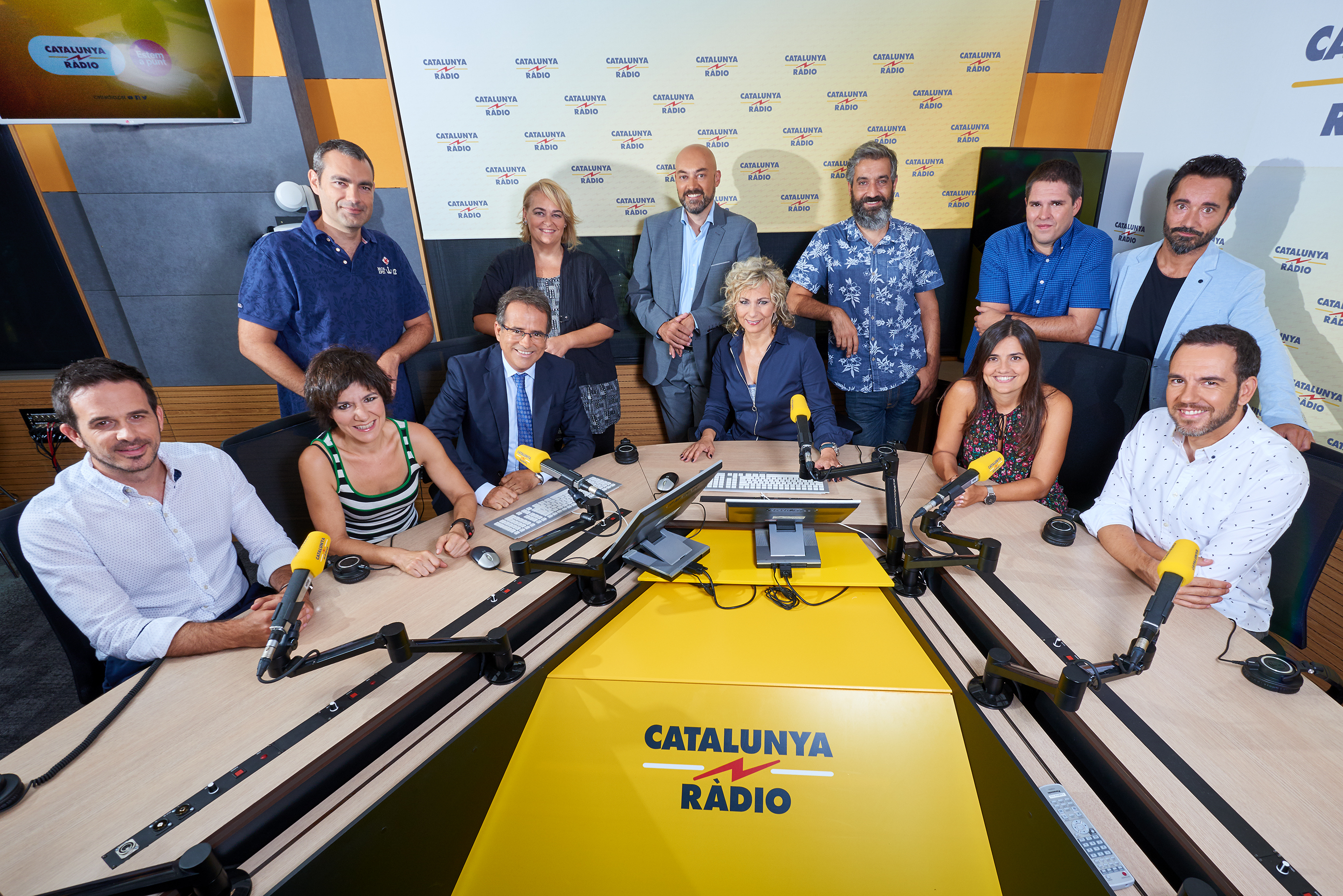 Members of the Catalunya Radio team earlier this year (by ACN)