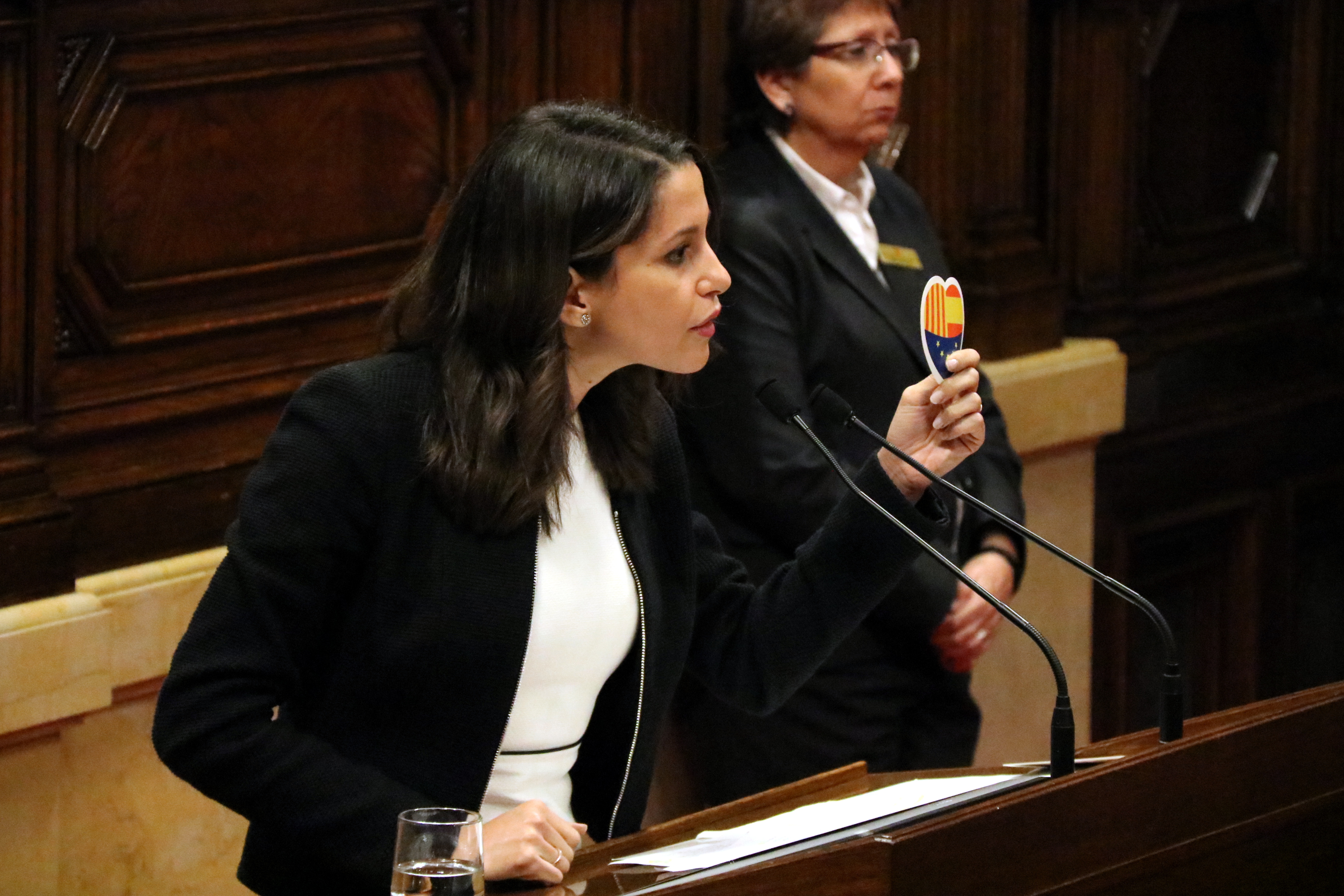 The head of opposition, Inés Arrimadas