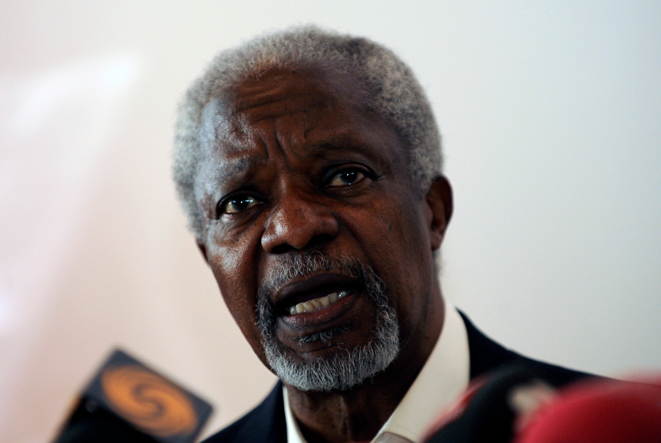 Kofi Annan, chair of The Elders NGO, Ghanaian diplomat, and Nobel Peace Prize laureate (by Reuters)