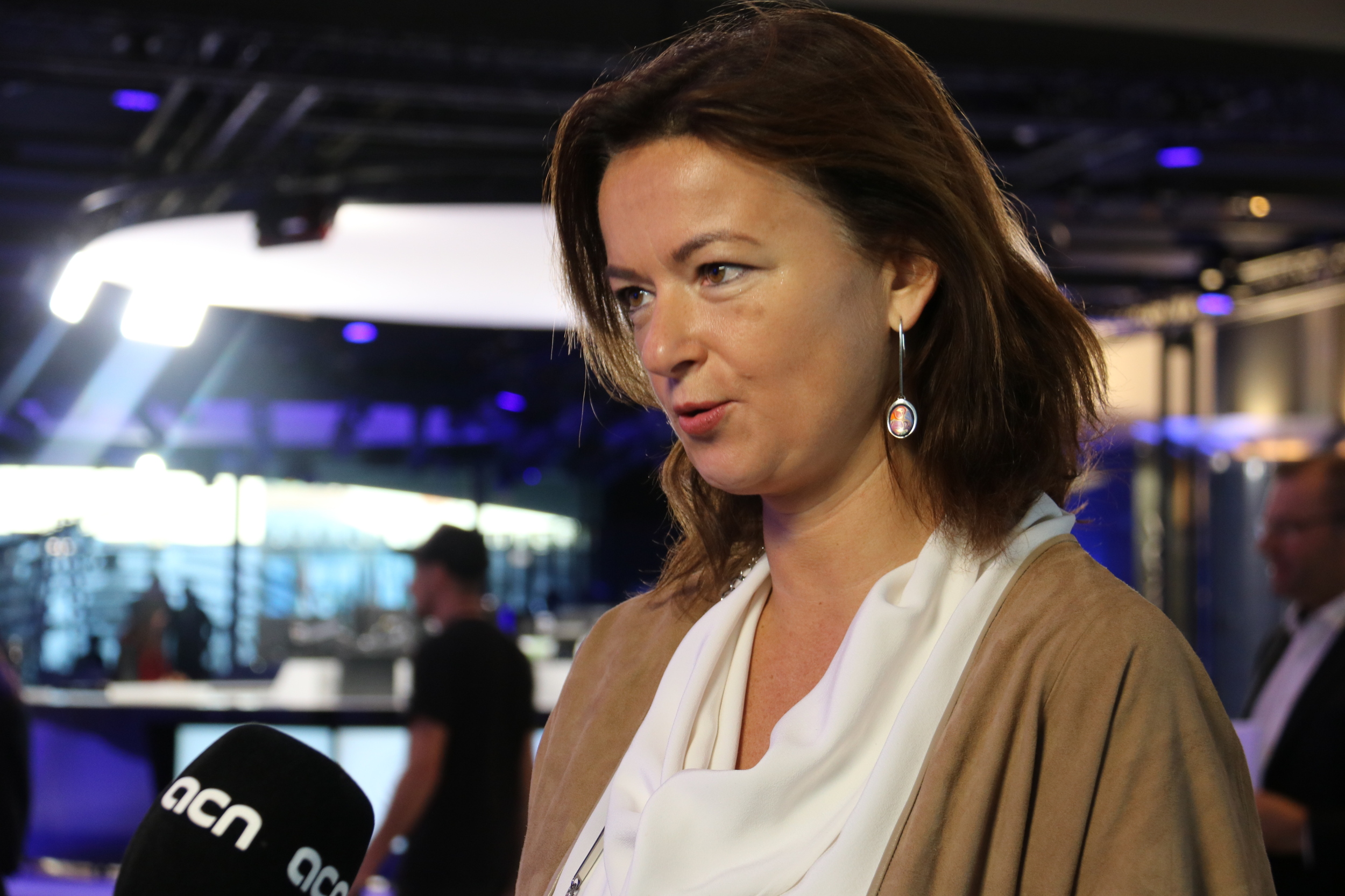 The vice-president of the S&D Tanja Fajon during the interview with the ACN (by ACN)