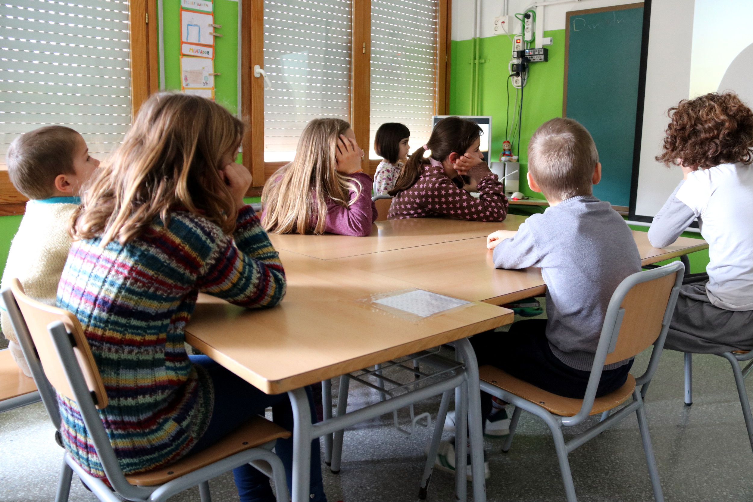 Students in a Catalan school (by ACN)