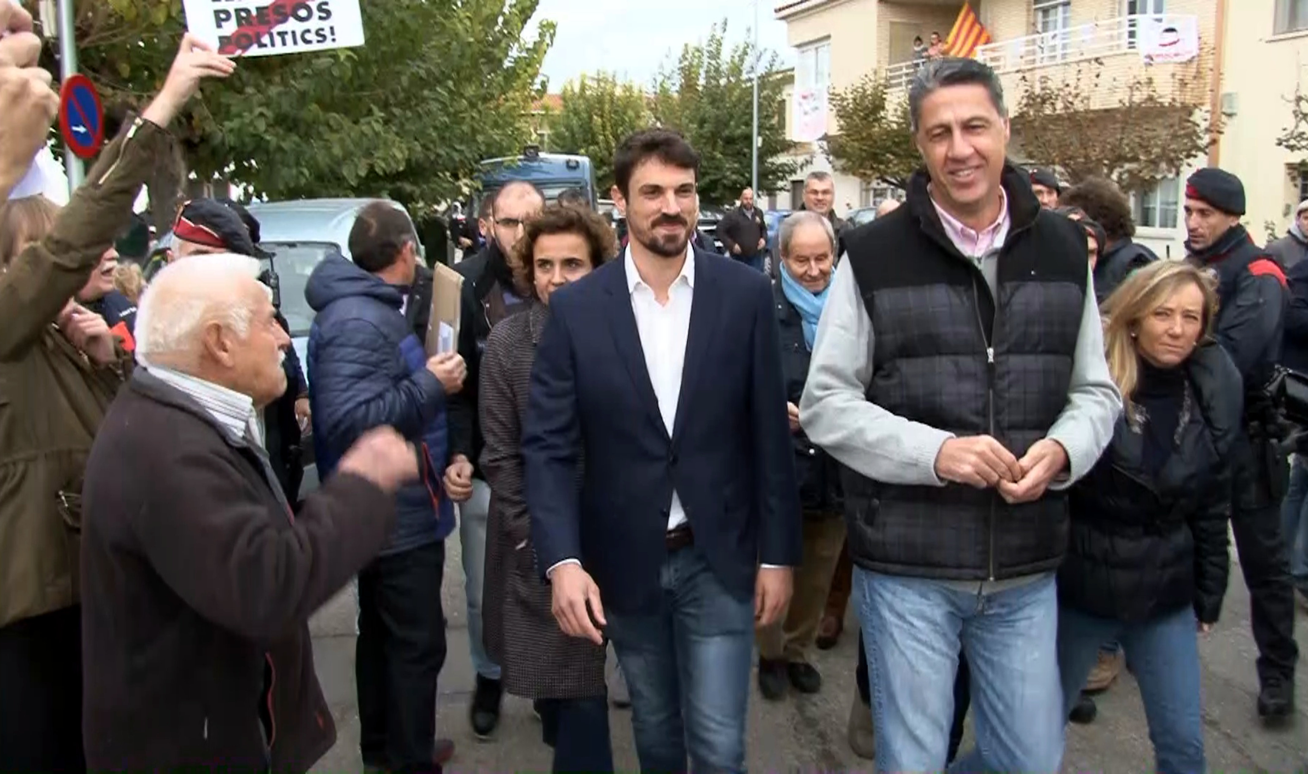 Xavier García Albiol (right), Spain's ruling People's Party leader in Catalonia (by Salvador Miret)
