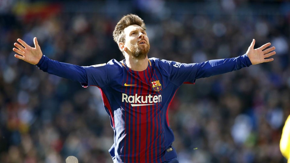 Leo Messi scored his 25th goal in Clásicos in the victory in the Bernabéu (by Miguel Ruiz-FCB)