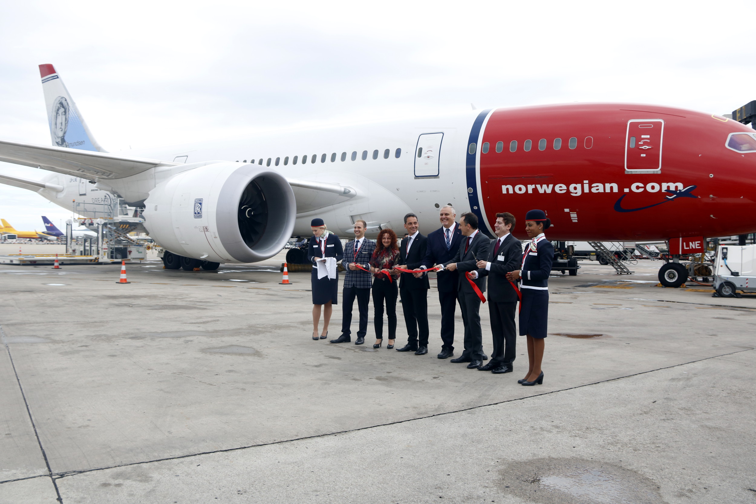 Presentation of new Norwegian plane earlier in the year (by ACN)