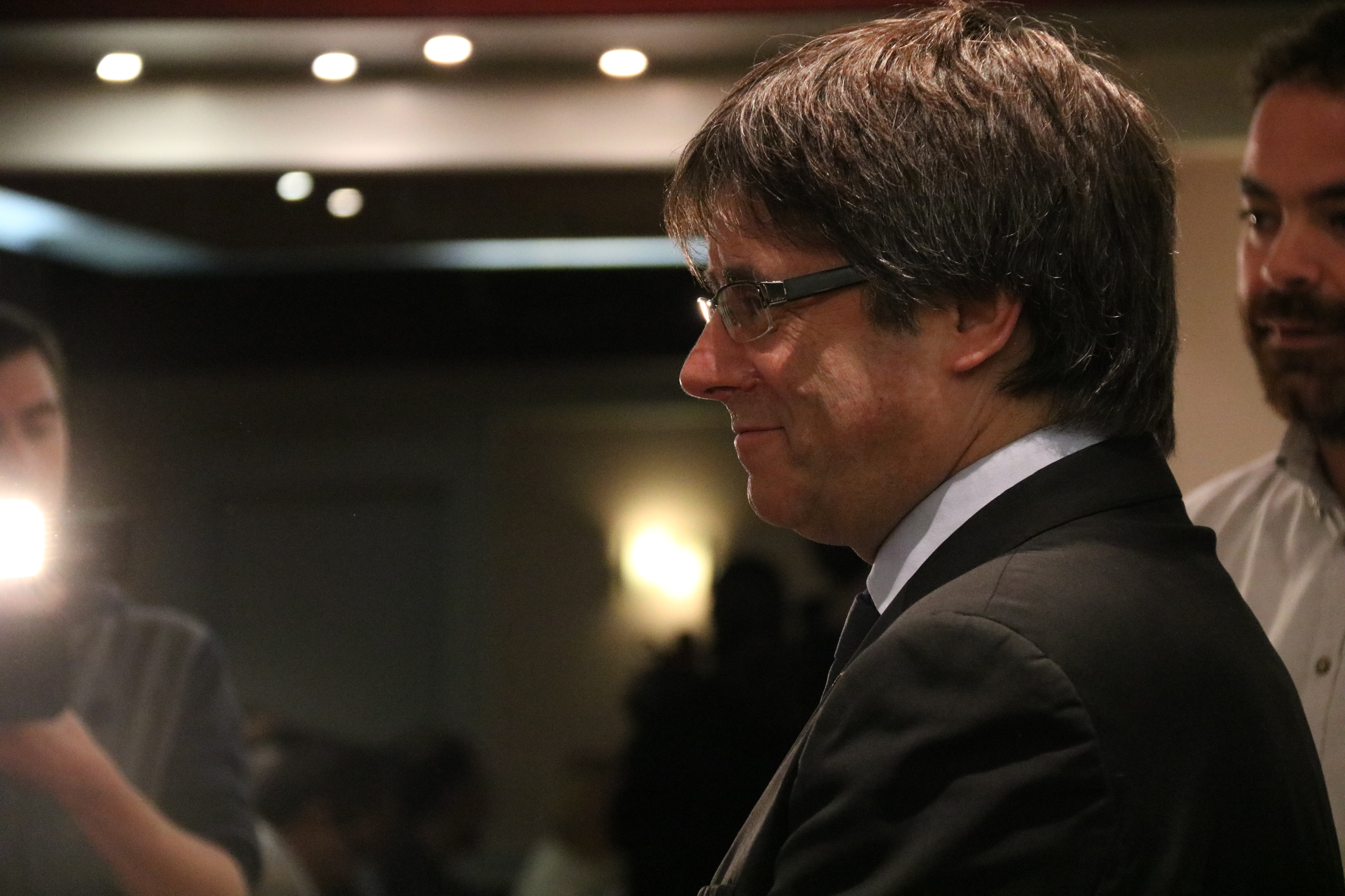 Carles Puigdemont in Brussels on November 29 2017 (by Blanca Blay)