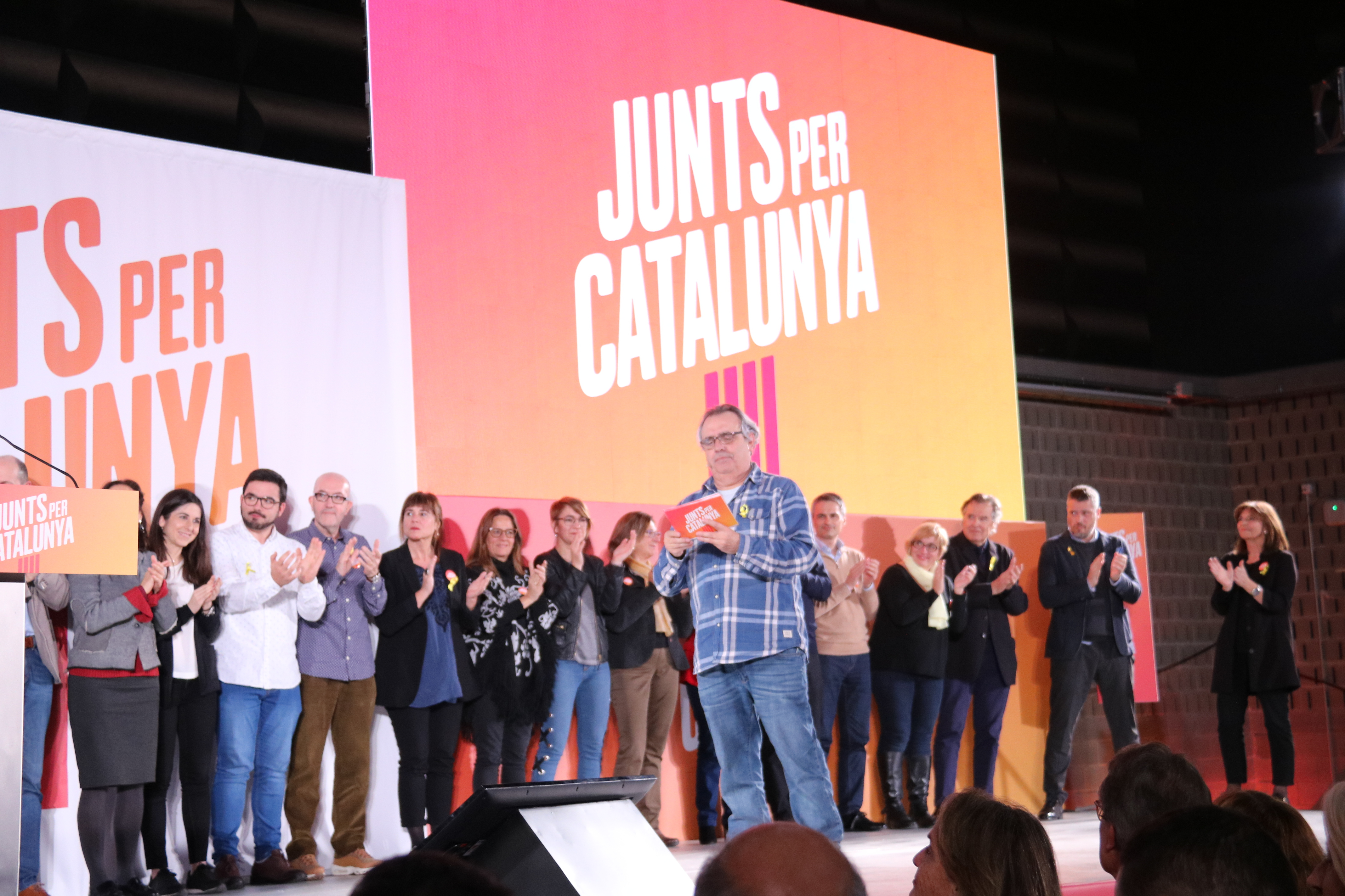 Together for Catalonia event on Monday evening (by Bernat Vilaró)