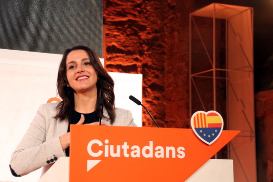 Ciutadans' leader Inés Arrimadas (by Elisenda Rosanas)