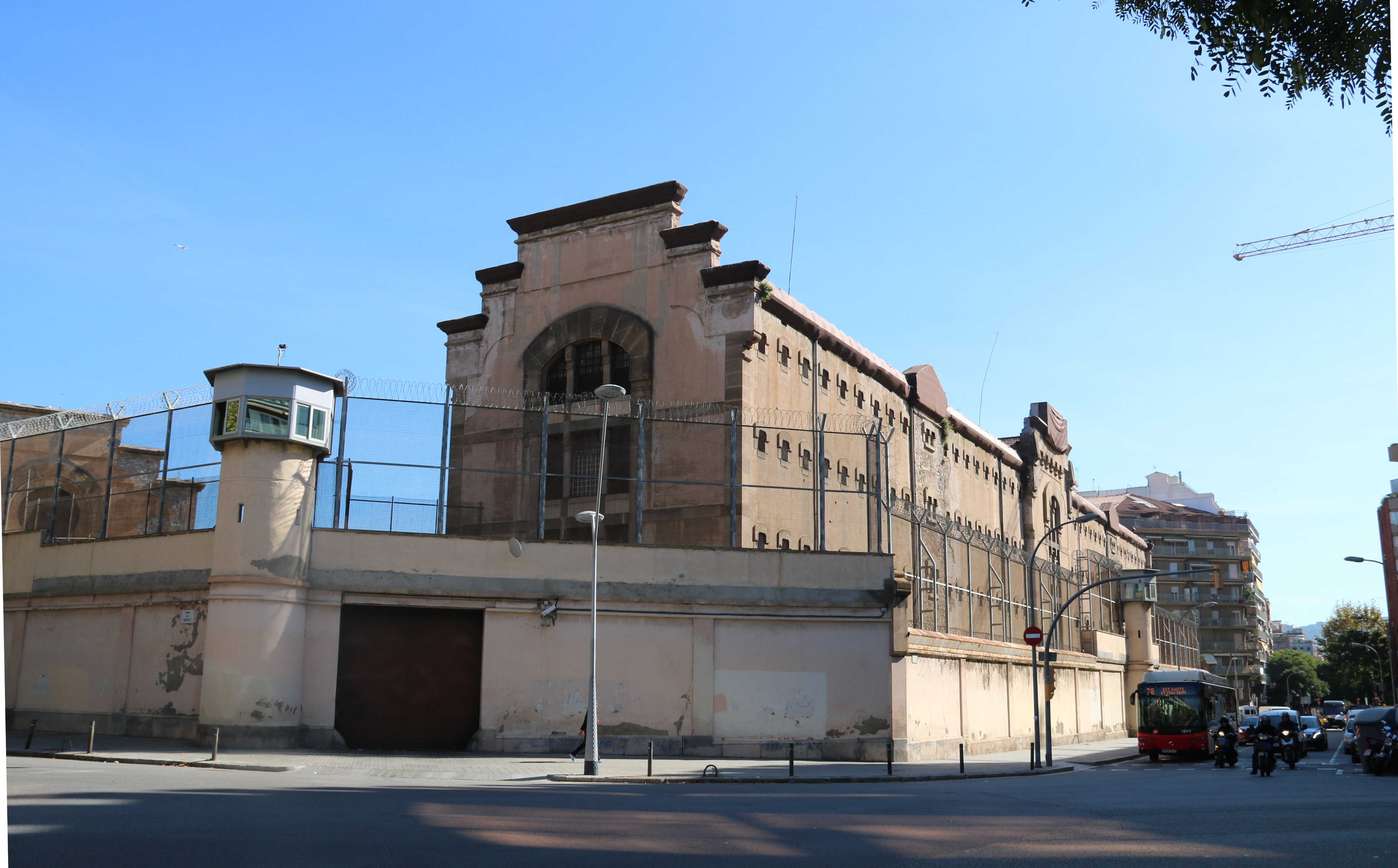 The grounds for the former Model prison in Barcelona on October 24 2017 (by Júlia Pérez)