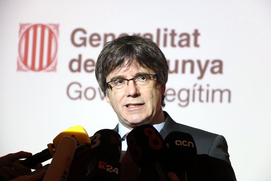 Catalan president Carles Puigdemont (by José Soler)