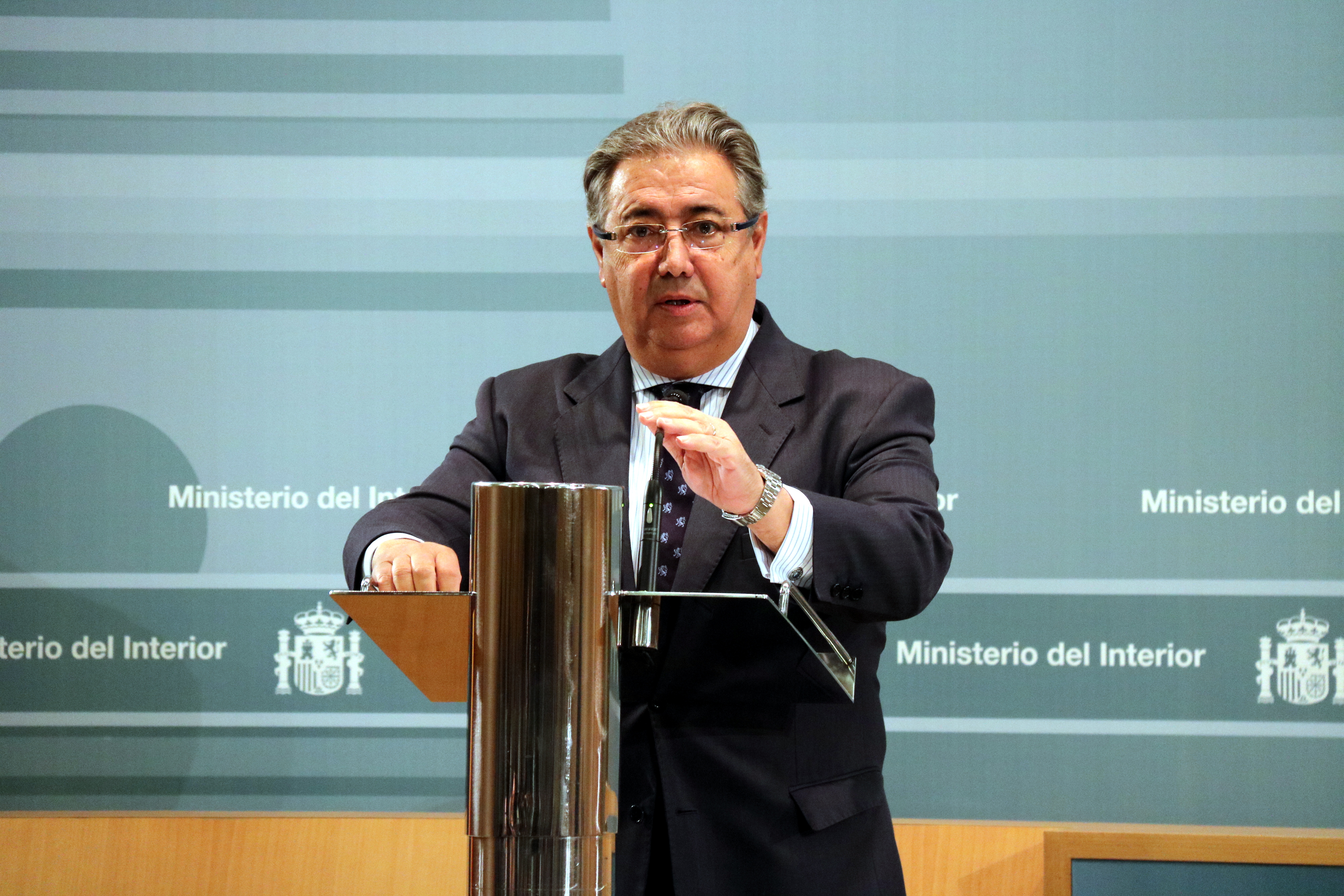 The Spanish Home Affairs minister Juan Ignacio Zoido (by Roger Pi de Cabanyes)