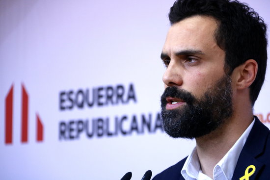 Roger Torrent has been an MP for Esquerra Republicana since 2012 (by Rafa Garrido)