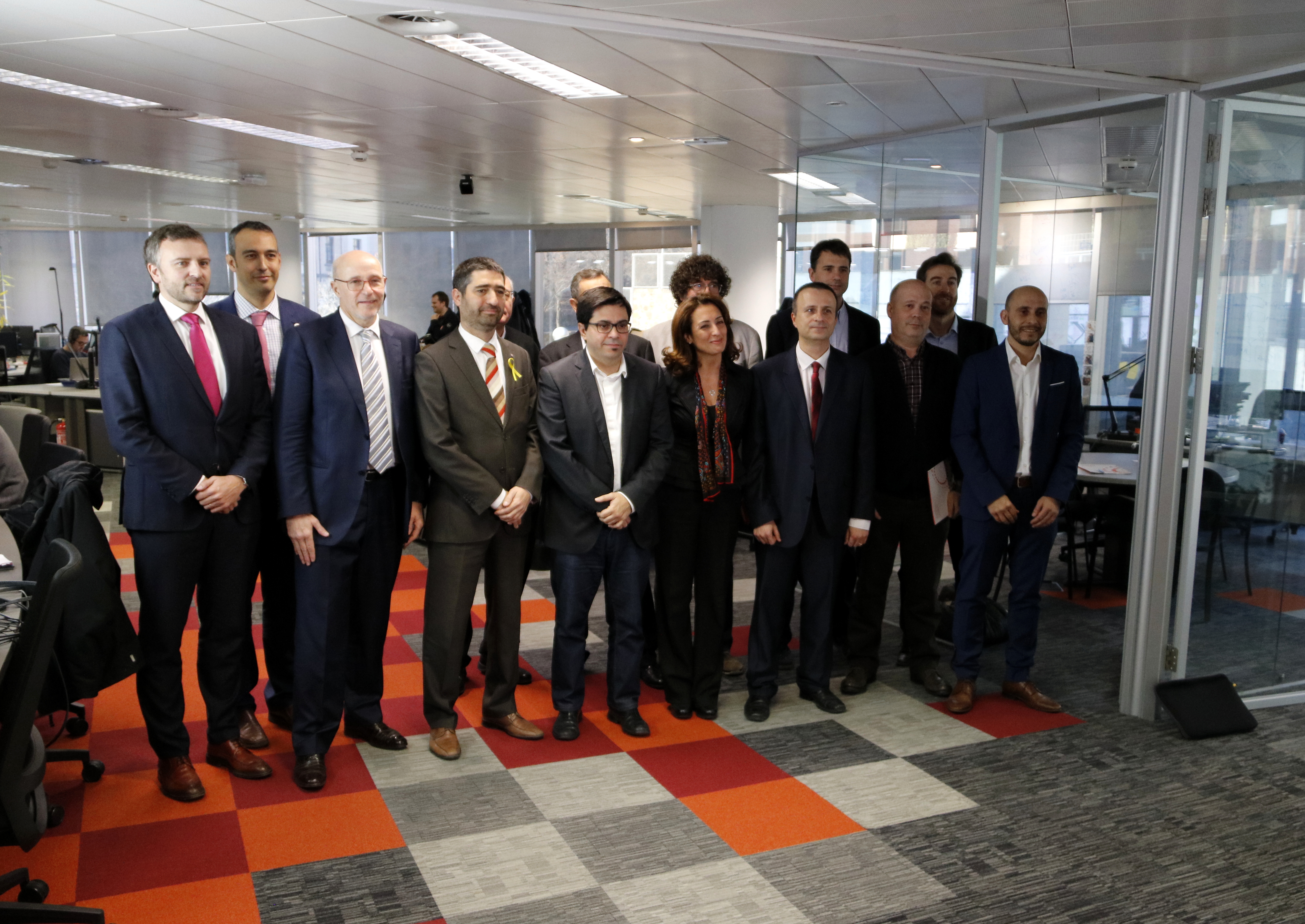 Representatives of the organizations and governmental bodies behind 5GBarcelona initiative (by ACN)