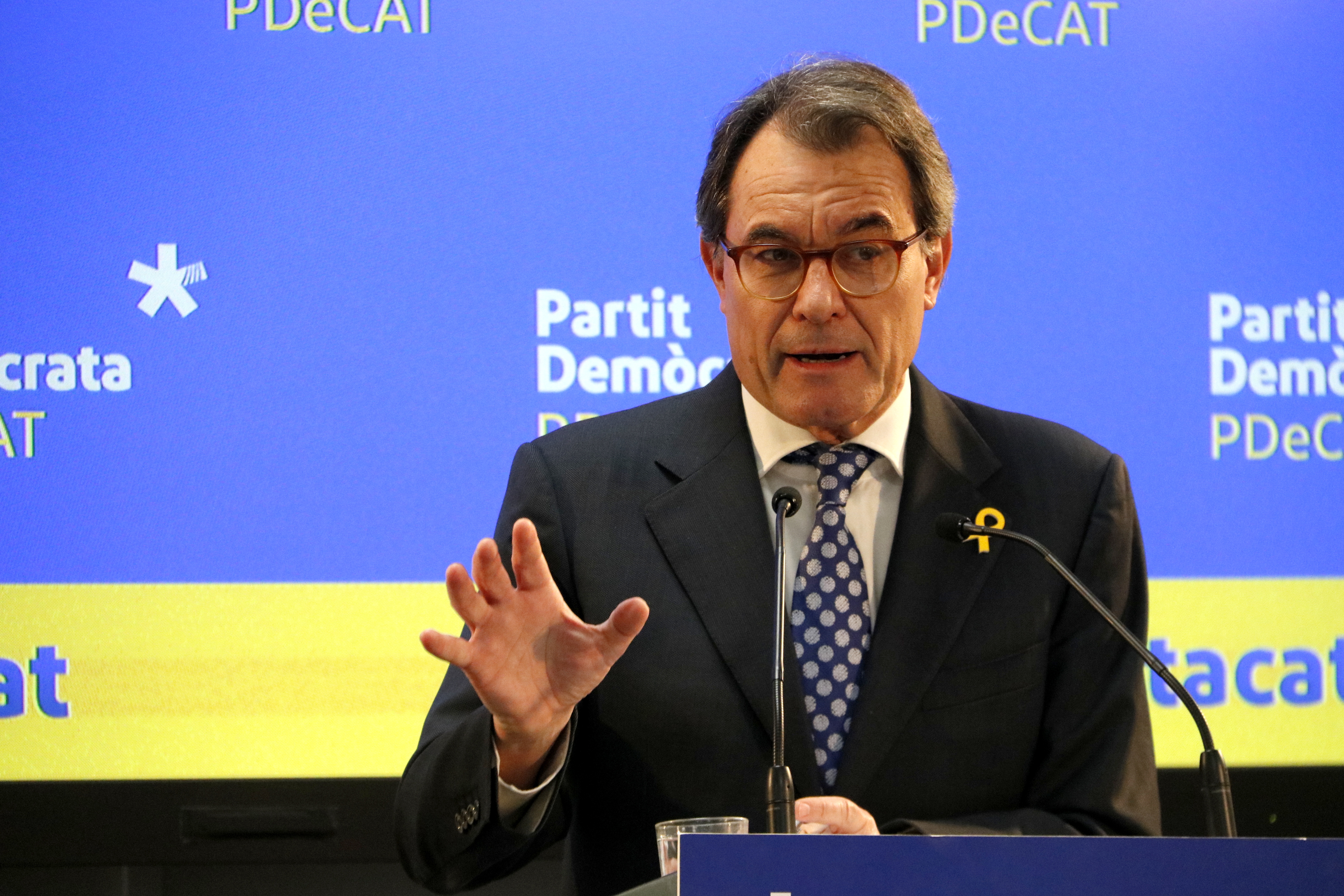 Artur Mas speaking on Tuesday (by ACN)