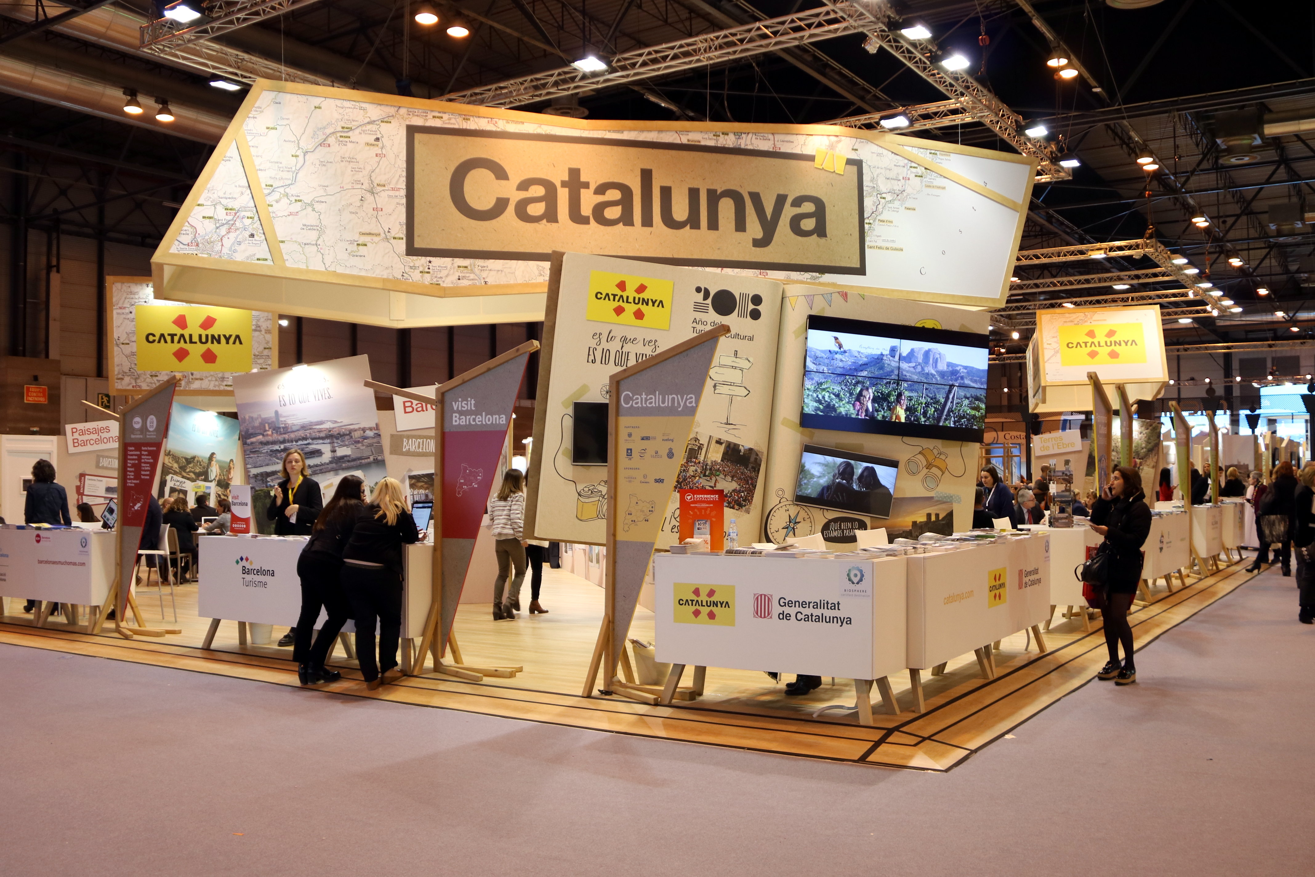 The Catalonia stand at Fitur 2018 (by ACN)