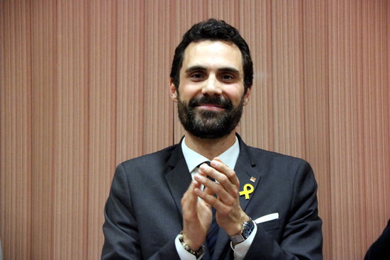 Catalan Parliament president Roger Torrent (by ACN)