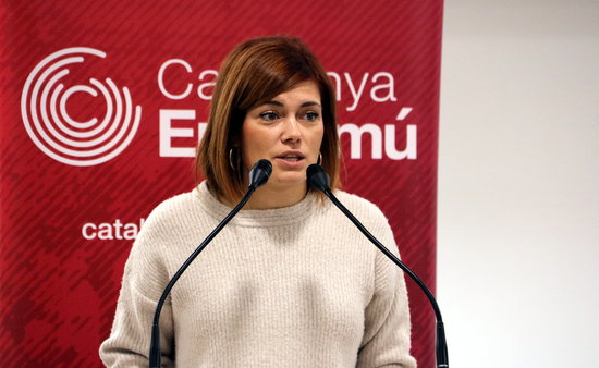 Elisenda Alamany, spokesperson for Catalonia in Common (by Júlia Pérez)