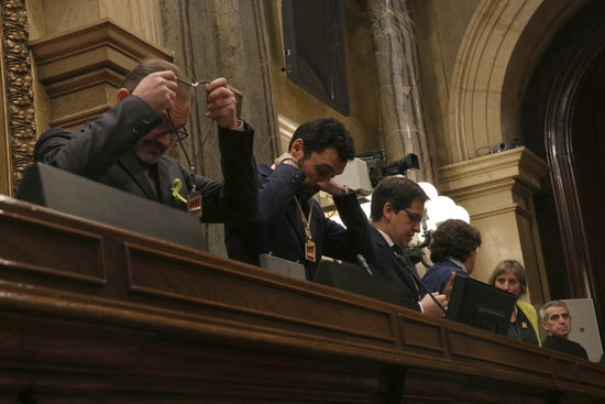 The new members of the Catalan Parliament’s bureau (by ACN)