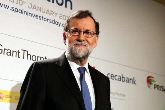 The Spanish president, Mariano Rajoy, in the opening of the Spain Investors Day (by Tània Tàpia)
