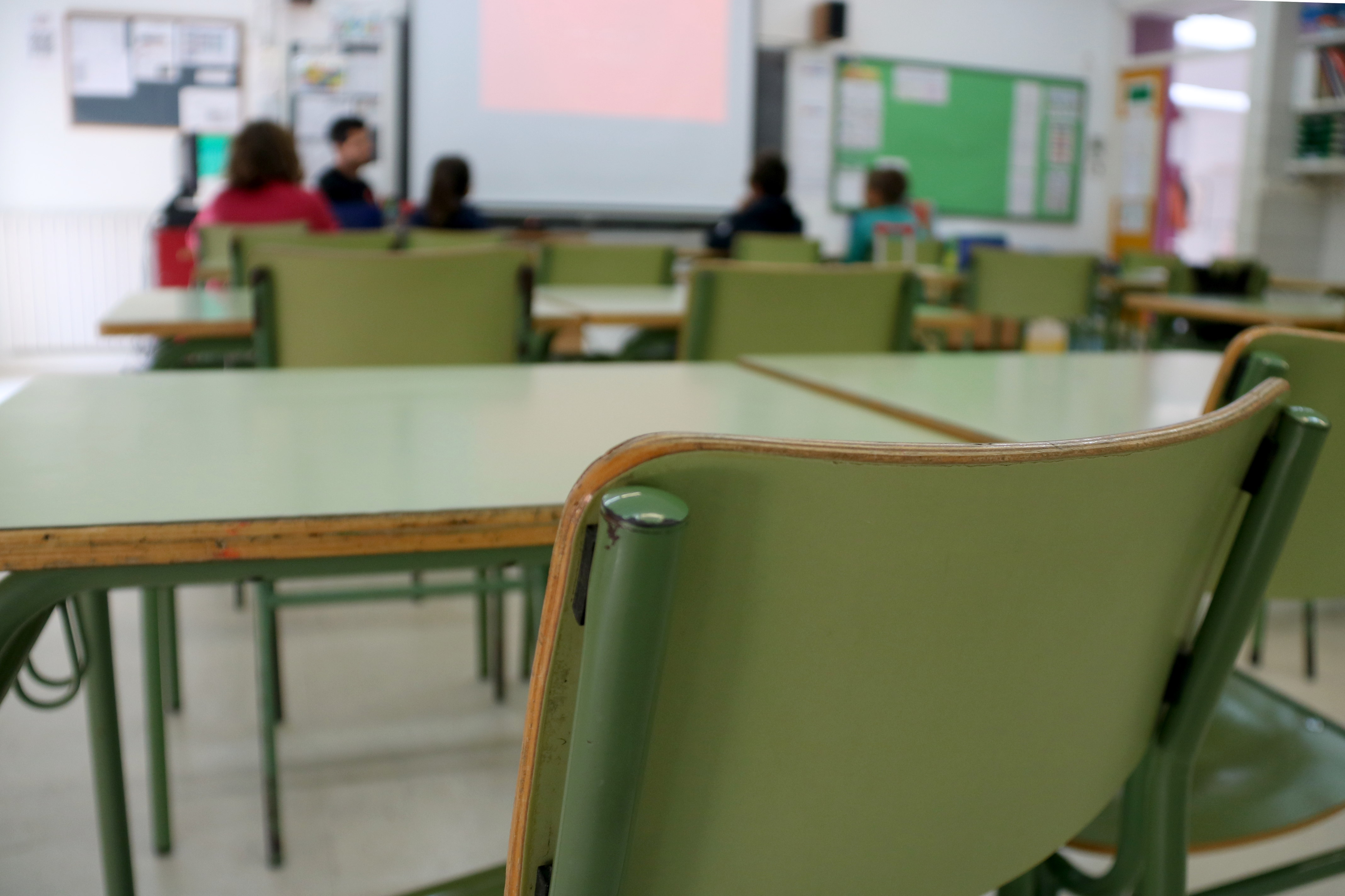 An almost-empty classroom on November 8 2017 (by Gemma Sánchez)