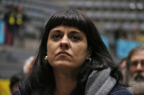 Anna Gabriel, a Catalan pro-independence leader and former MP of far-left CUP (by Maria Bélmez)