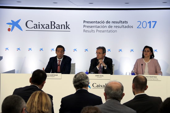 CaixaBank's presentation of 2017 results (by ACN)