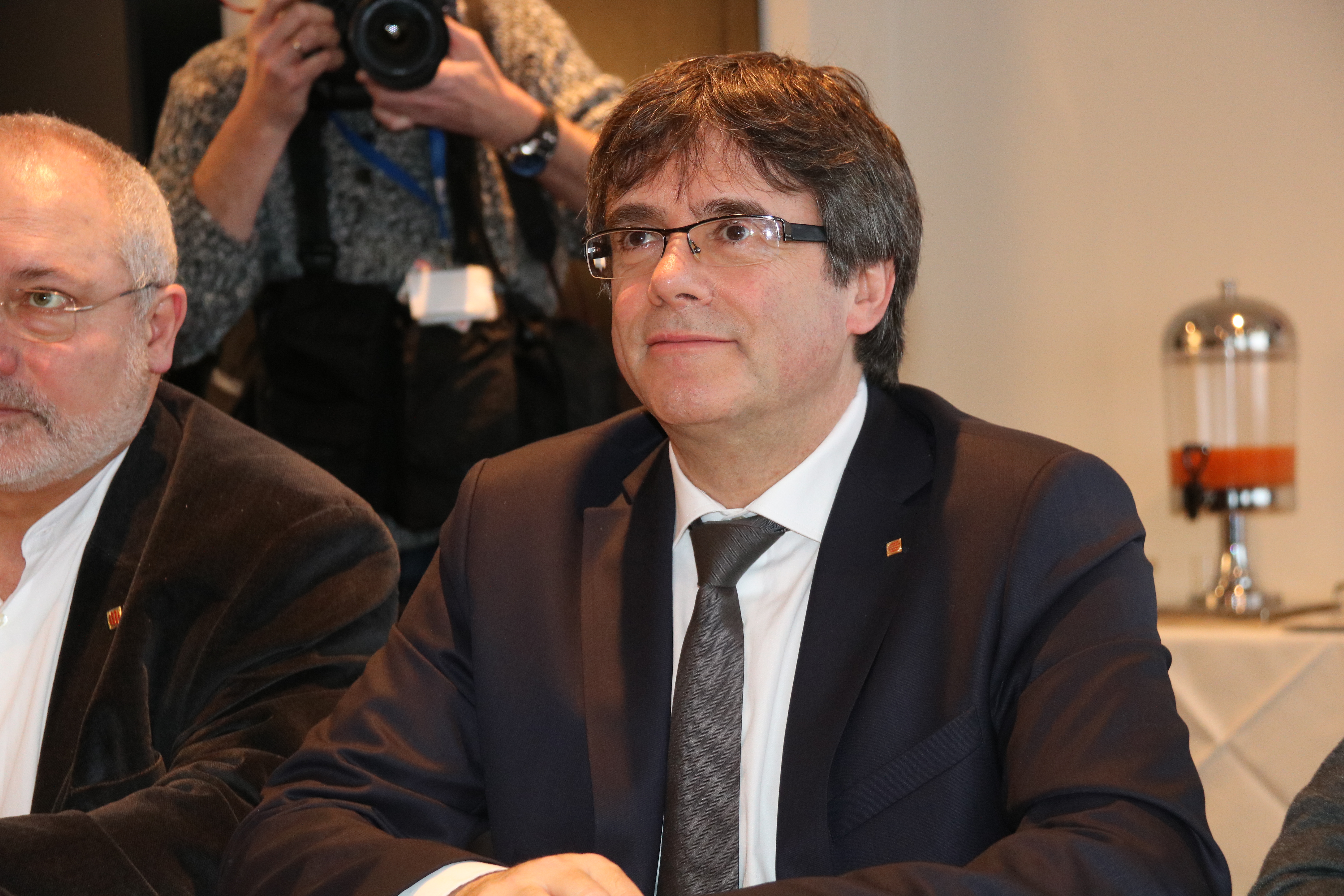Puigdemont in Brussels on February 5 (by Laura Pous)