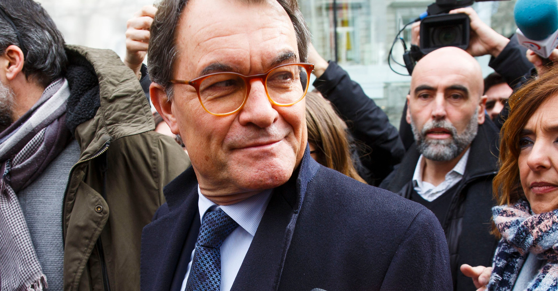 Former Catalan president Artur Mas after speaking in the Supreme Court (by ACN)