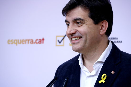 Sergi Sabrià, spokesperson for Esquerra Republicana (by Rafa Garrido)