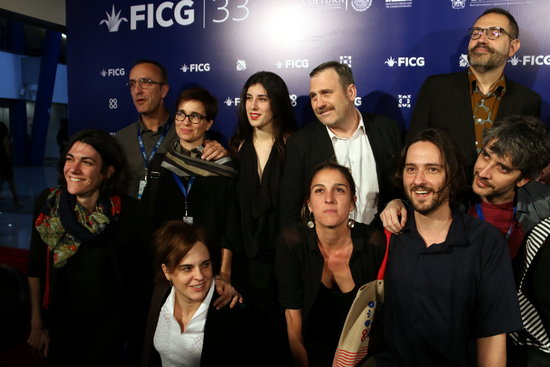 The Catalan delegation at the Guadalajara International Film Festival on March 9, 2018 (by Pere Francesch)