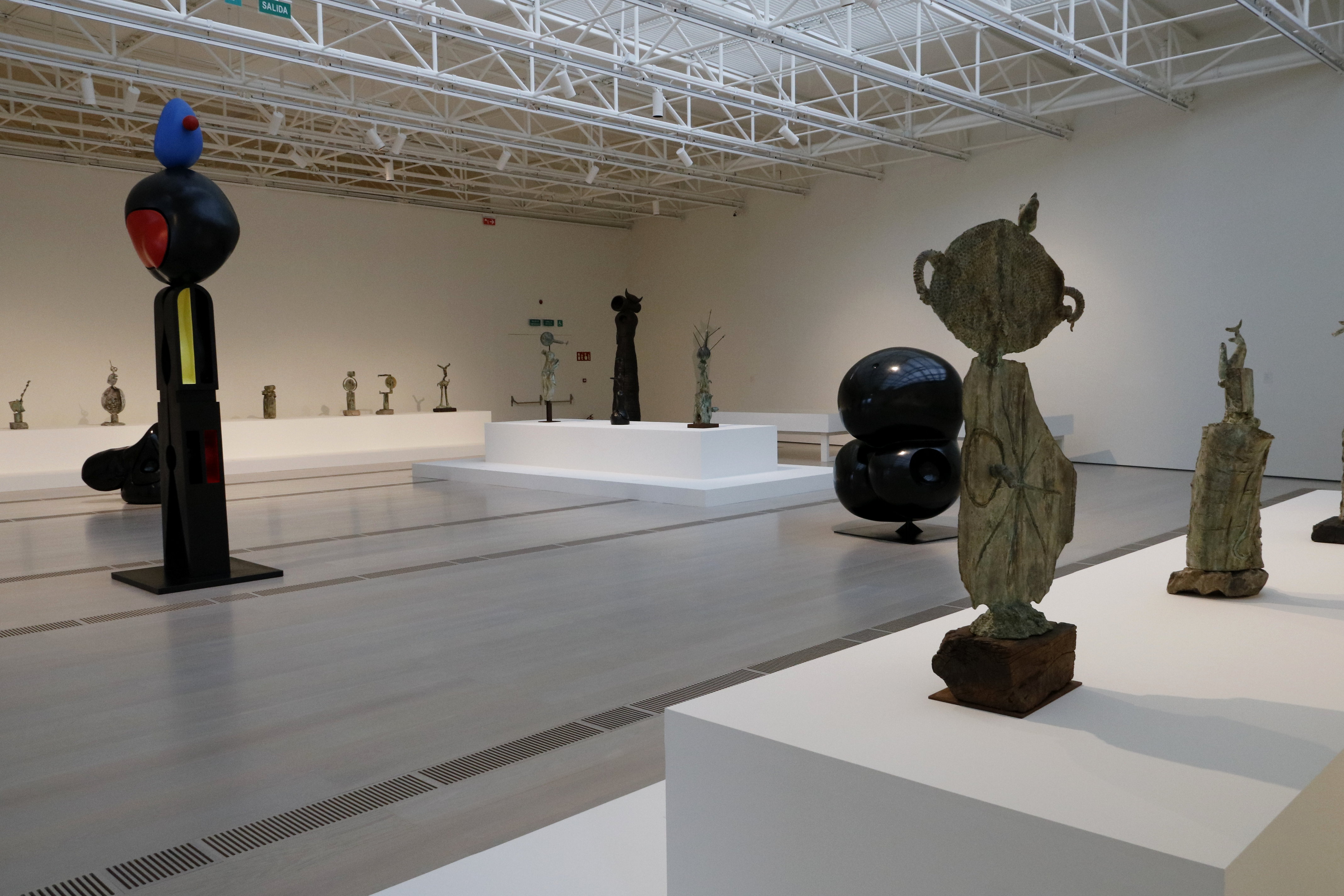 A photo of the exhibit ‘Joan Miró: Sculptures 1928-1982’ in Santander, on March 19 2018 (by Guillem Roset)