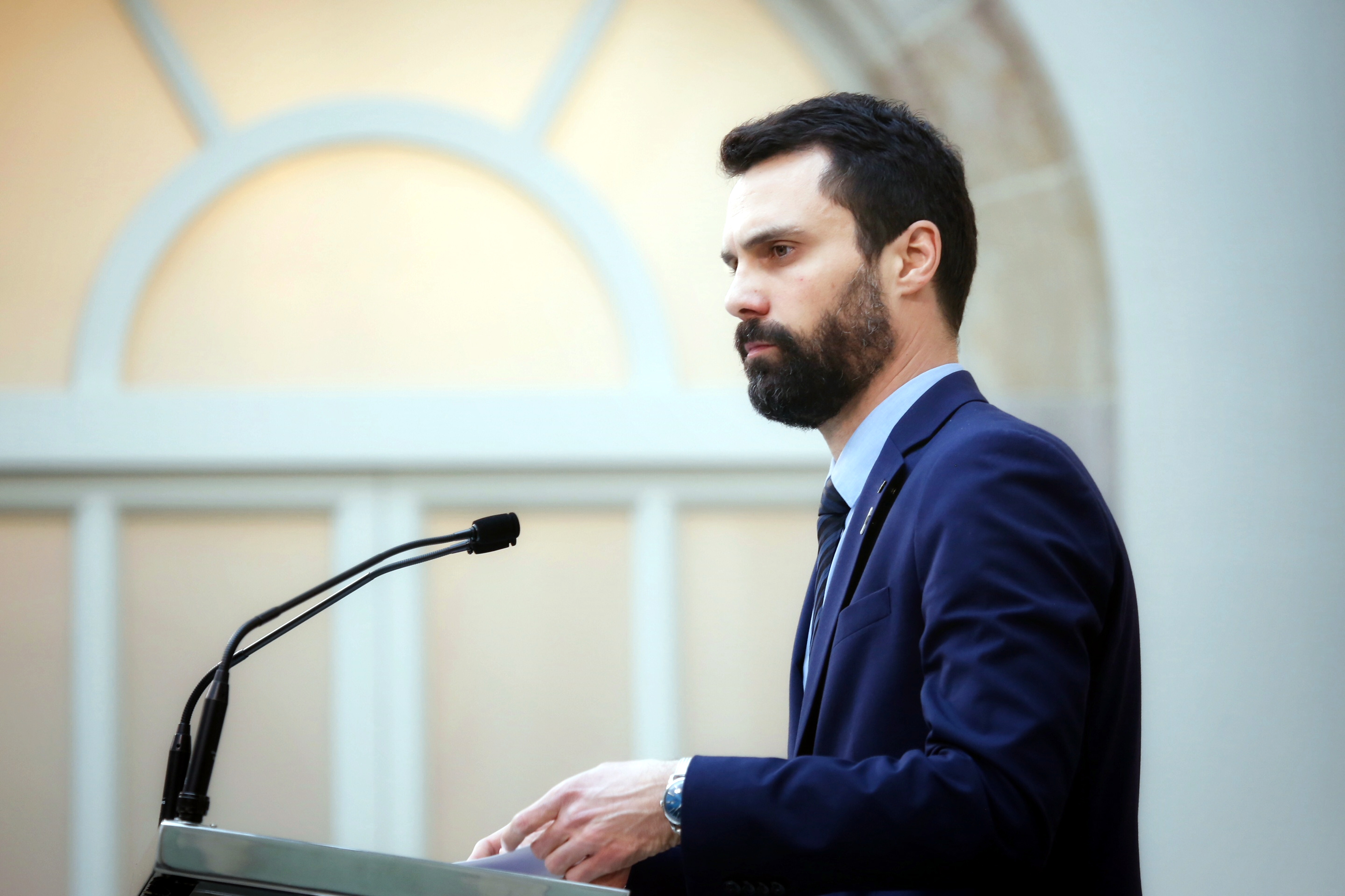 Catalan parliament president Roger Torrent (by ACN)