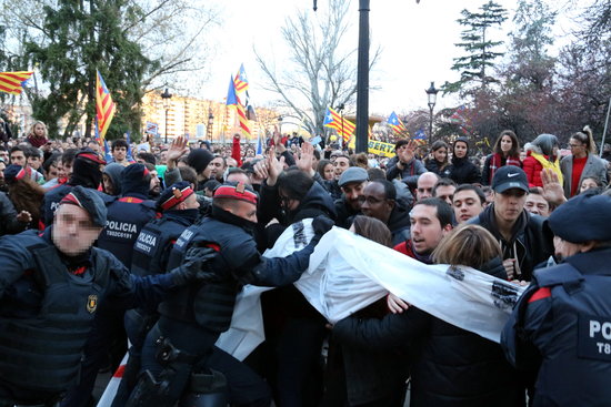 Demonstration in Lleida (Salvador Miret)