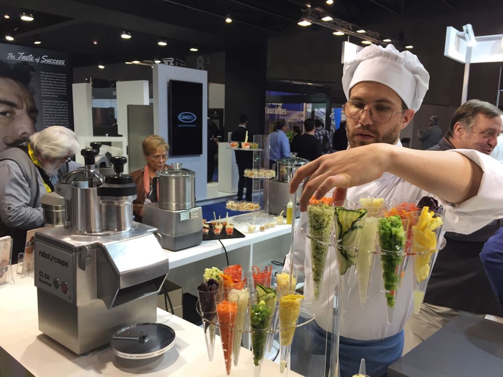 A chef at the 2018 Alimentaria fair (by ACN)