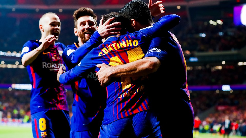 Barça made history with a 0-5 victory and a fourth Copa del Rey trophy in a row (by Miguel Ruiz)