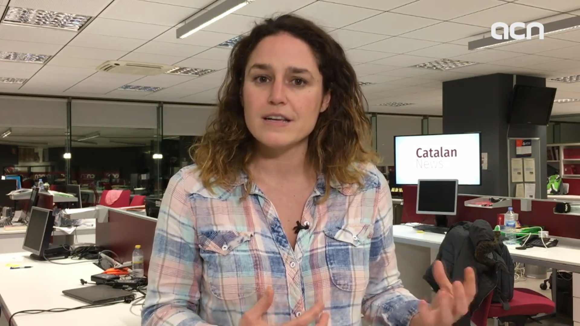 Virginia Sánchez of Casa Nostra Casa Vostra at the Catalan News Agency (by ACN)
