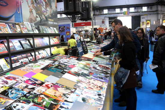 Attendees at the 35 International Comic Fair in Barcelona on March 30 2018 (by Pere Francesch)