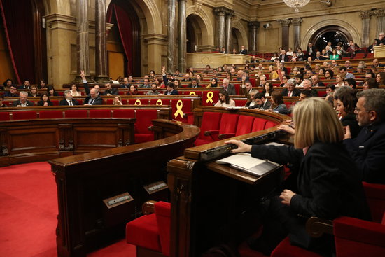 Catalan parliamentary session (By Elisenda Rosanas / ACN)
