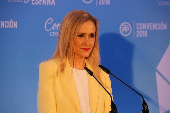 Cristina Cifuentes, the former president of the Madrid regional government (by Roger Pi de Cabanyes)
